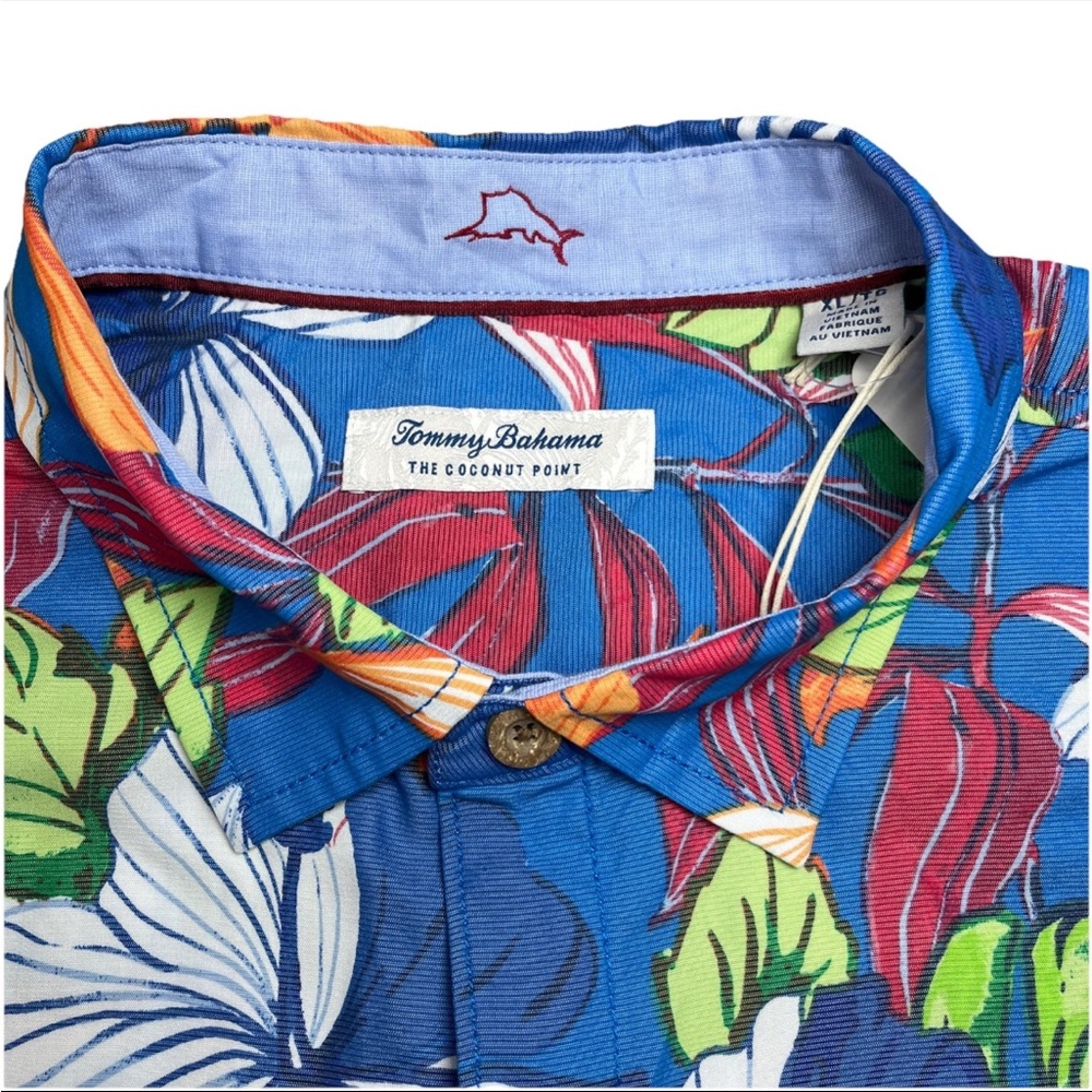 Tommy Bahama IslandZone Coconut Point Luau Camp Hawaiian Floral Shirt‎ XL - Picture 7 of 16